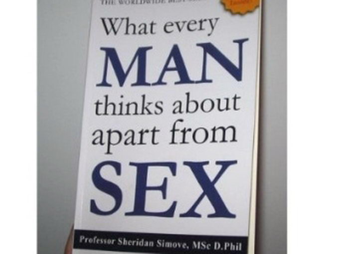 Книга «Про що чоловіки думають крім сексу» не містить жодного слова