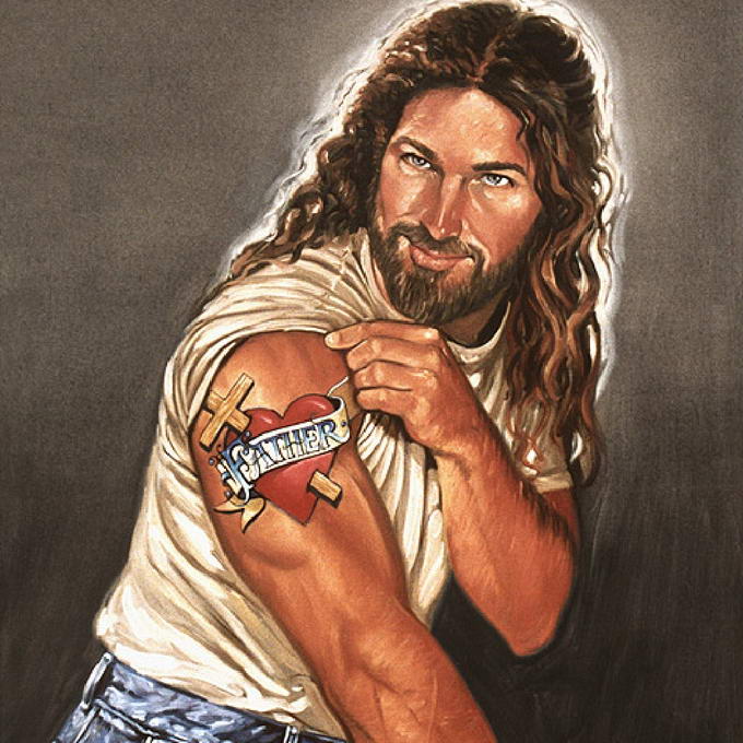 Художник намалював Ісуса для молоді в сучаснішому образі