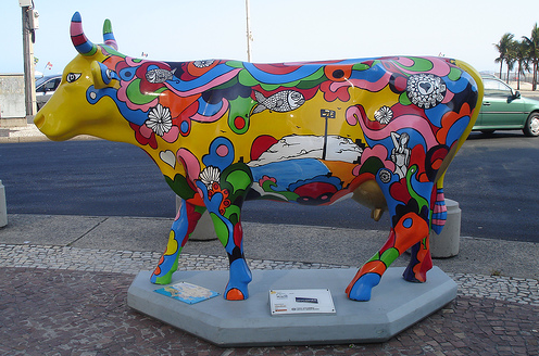 Ріо-де-Жанейро заполонили розмальовані корови