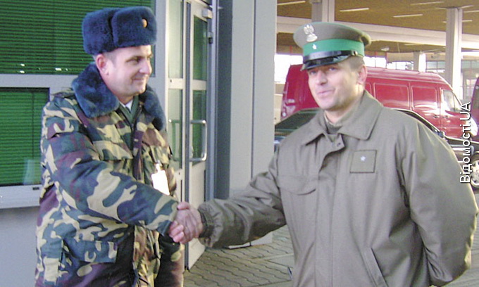 Польські й українські стражі кордону провели показові навчання зі спільного контролю