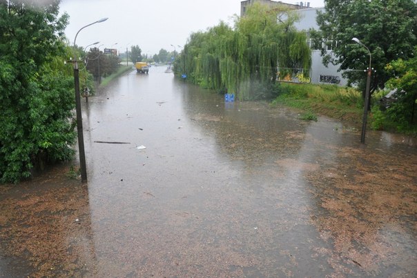Злива у Луцьку нанесла місту значних збитків