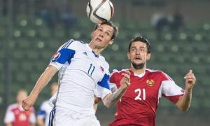 Футболіст збірної Люксембургу позбувся трьох зубів після зіткнення із білоруським півзахисником