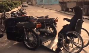 В Ірані презентували перший у світі мотоцикл для людей з інвалідністю 