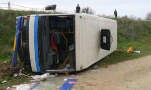 В Криму перекинувся автобус із пасажирами
