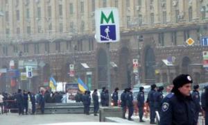 Наметове містечко розігнав «Беркут». Міліція затримала від 6 до 10 осіб. ВІДЕО