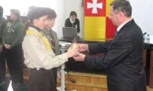 Луцьку передали Віфлеємський вогонь