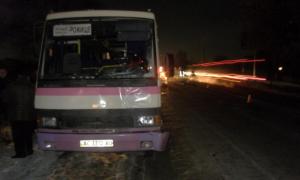 Біля Луцька маршрутка збила на смерть жінку