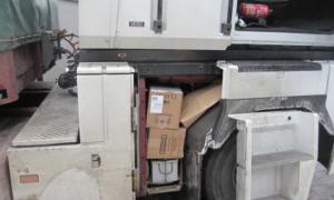 У «Ягодині» в поляка вилучили вантажівку з контрабандними сигаретами