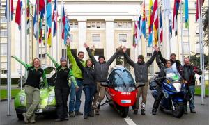 Три команди здійснили навколосвітню подорож на «чистому» електротранспорті 