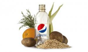 «Пластикова» пляшка з соснової кори і кукурудзяних лушпайок