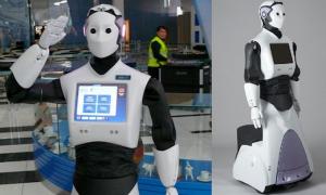 Робот-навігатор працює у виставкому центрі