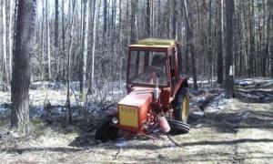Білорус поламав трактор в Україні і втік додому