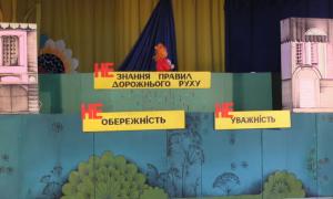 Луцьким школярам показали виставу про Правила дорожнього руху 