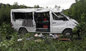 Поблизу Луцька перевернувся автобус із заробітчанами