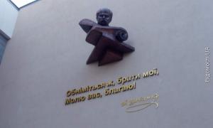 На стіні драмтеатру імені Шевченка увічнили Кобзаря 