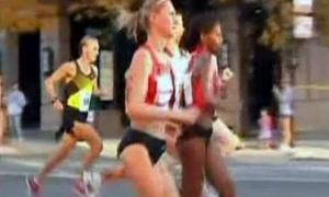 Учасниця марафону завершила забіг у пологовому 