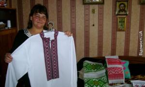 Оксана Рафальська із Згоран «хворіє» на вишивку