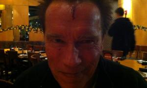 Арнольд Шварцнеггер побив лоба на зйомках