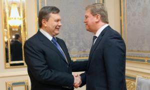 Віктор Янукович зустрівся з єврокомісаром Штефаном Фюле