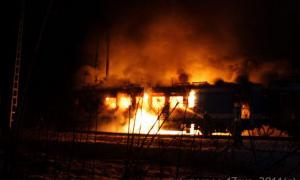 У Ленінградській області горів поїзд із пасажирами