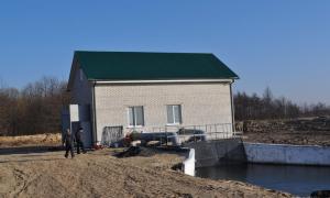 У Люб’язі відкрили дамбу і насосну станцію