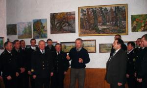 У Старовижівському лісгоспі відкрили художню виставку
