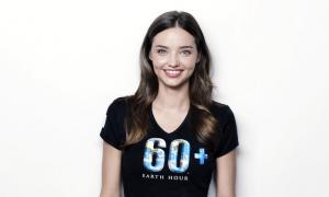 Супермодель Міранда Керр закликає вимкнути світло на годину