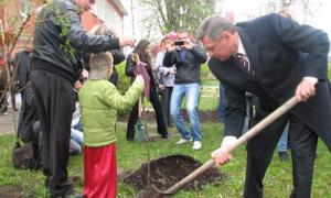 У Луцьку закладено «Сад пам’яті ліквідаторів аварії на ЧАЕС»