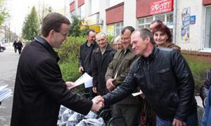 Ліквідаторам аварії на ЧАЕС дали доїльні апарати