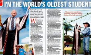 97-річний австралієць став найстаршим випускником у світі