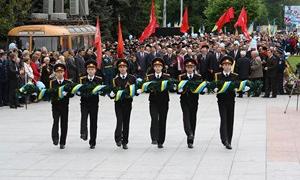 У Луцьку відзначили річницю Перемоги на Меморіалі слави