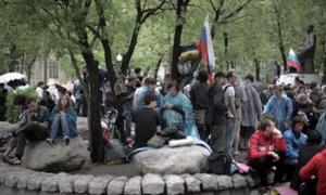 У Москві поліція розігнала опозиційне містечко