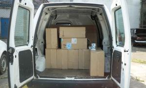 На Волині затримали повний бус контрабандних цигарок