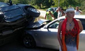 Волочкова постраждала у аварії