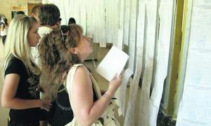 1 серпня приймальні комісії оприлюднять перші рейтингові списки вступників