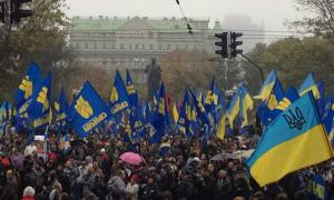 У Марші боротьби з нагоди 70-річчя УПА взяли участь від 10 до 20 тисяч людей