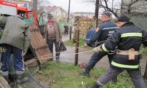 У Володимирі-Волинському рятувальники витягли з 15-метрової криниці кошеня
