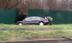 Кінах підтвердив, що його авто потрапило в аварію