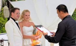 Андре Тан одружився на Мальдівах