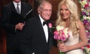 Засновник Playboy одружився з моделлю, молодшою на 60 років