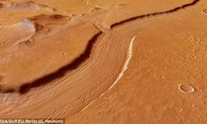 На Марсі знайшли русло річки завширшки понад 6 кілометрів