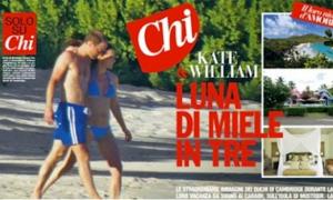 Журнал Берлусконі оприлюднив фото вагітної Кейт Міддлтон на відпочинку