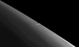 Челябінський метеорит сфотографували з космосу