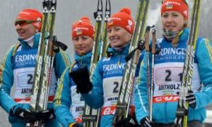 Українські біатлоністки на чемпіонаті світу здобули «срібло» в естафеті 