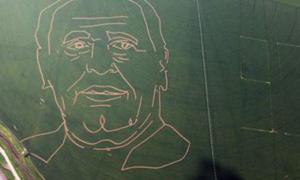 Ізраїльтяни виорали портрет свого президента