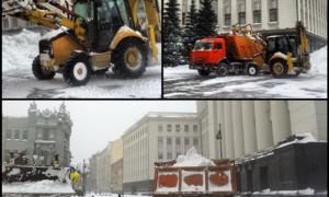 180 тисяч виділено на прибирання снігу у дворі Адміністрації президента 