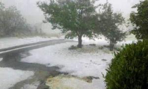 Саудівську Аравію засипало снігом