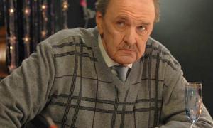 Актор Юрій Яковлєв майже осліп