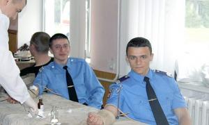 Волинські курсанти здали 20 літрів донорської крові