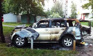 Голові міської організації УДАРу в Броварах спалили автомобіль